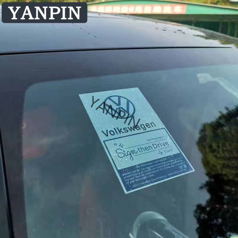 JDM Miếng Dán Tĩnh Điện Trang Trí Kính Chắn Gió Xe Hơi