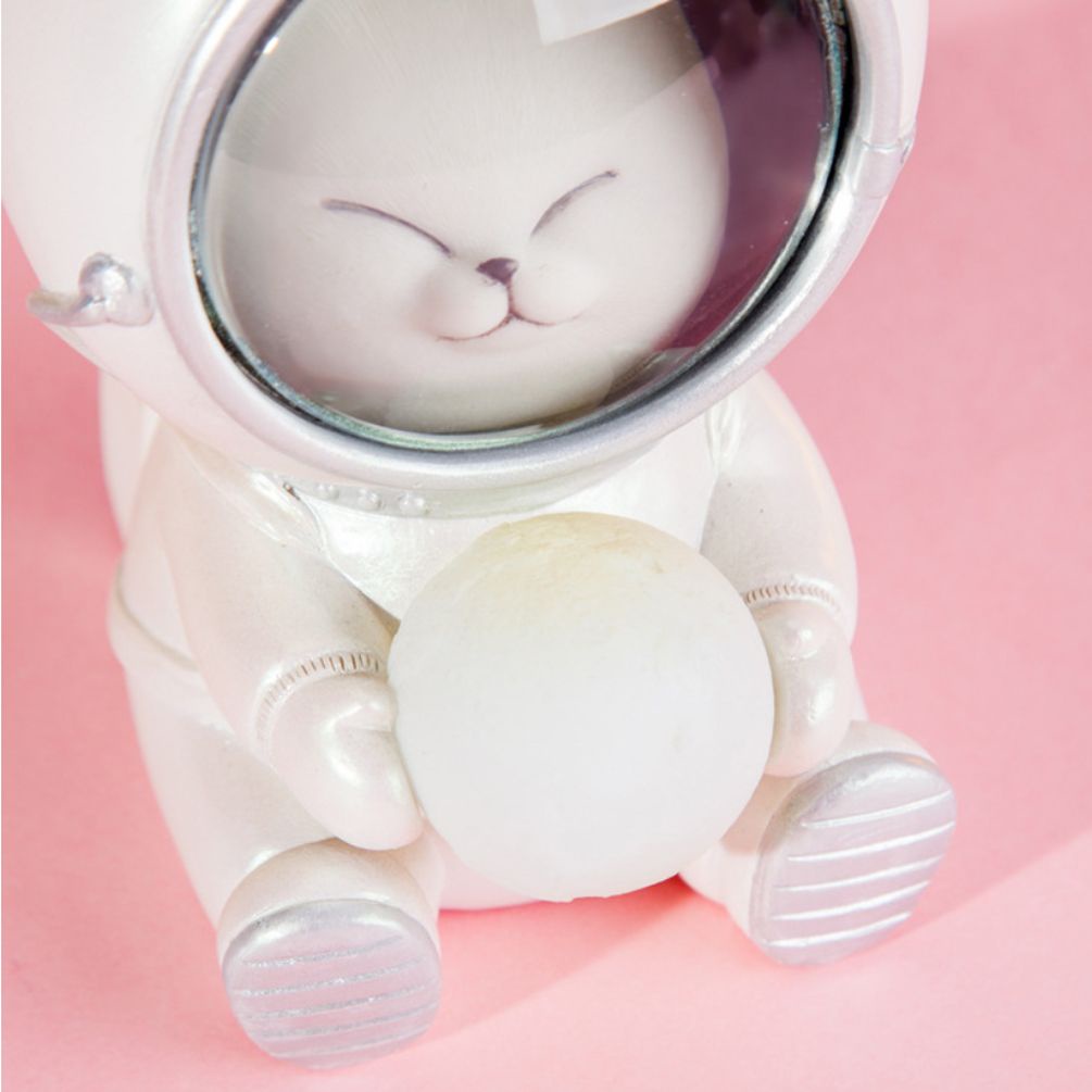 Đèn ngủ hình động vật phi hành gia hiệu ứng ngân hà đầy sao dễ thương sáng tạo hiện đại dành cho phòng ngủ