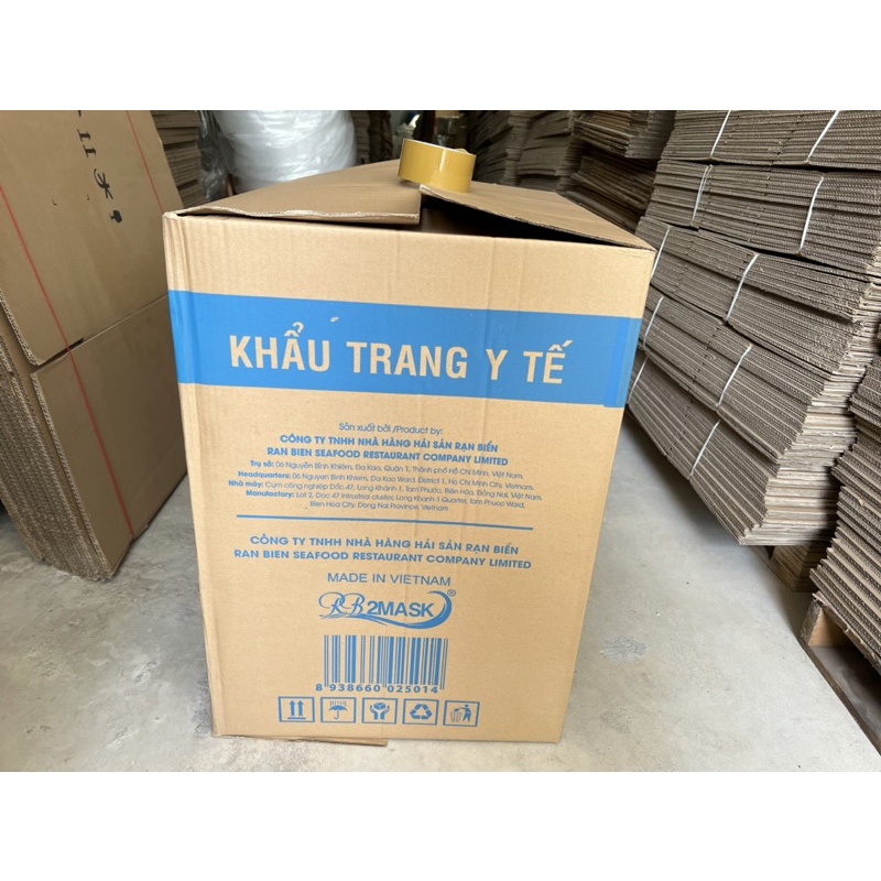 10 thùng giấy carton chuyển nhà siêu lớn 68x60x45 3 lớp thùng qua sử dụng, thùng giấy đi máy bay