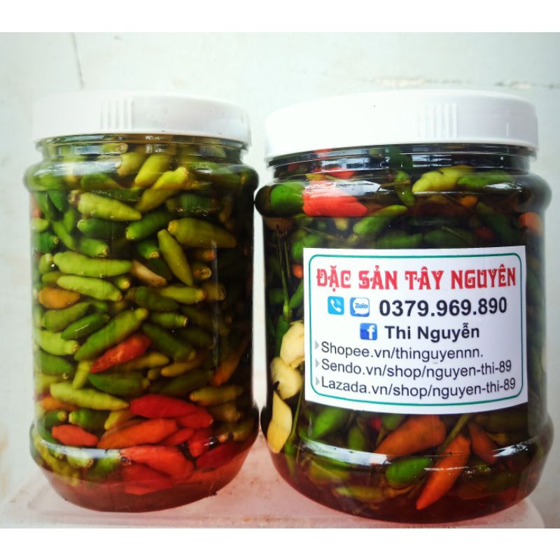 1kg Ớt xiêm rừng ngâm mắm Nam Ngư thơm ngon