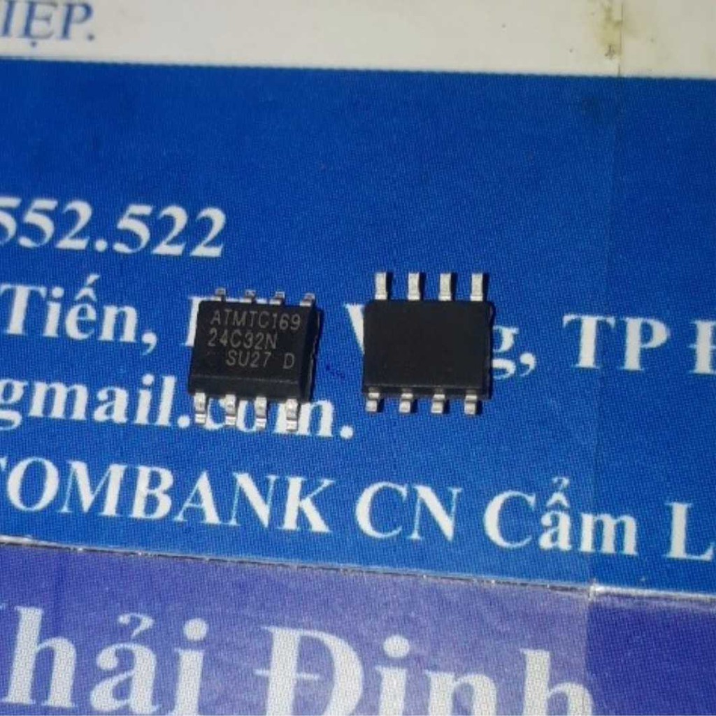 AT24C32 24C32 24C32N 24C32AN SOP-8 IC chip nhớ EEPROM (gói 10 con) kde4415
