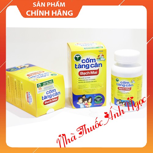 [CHÍNH HÃNG] Cốm tăng cân Bạch Mai ⚡ Kích thích ăn ngon, tăng hấp thu ở trẻ biếng ăn, chậm lớn