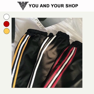 Quần thể thao 3 sọc nam nữ yayshop năng động unisex
