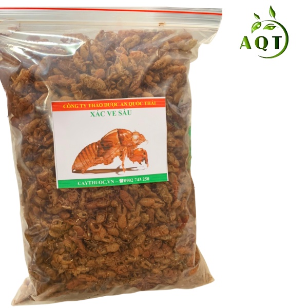 Xác Ve Sầu 500g (Loại Mới) Hỗ Trợ Người Cao Huyết Áp, Đau Đầu, Xác Ve Khô, Sạch, Loại Mới