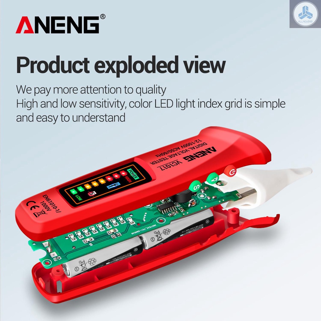 Bút Thử Điện Thông Minh ANENG VC1017 AC NCV Chất Lượng Cao VN26