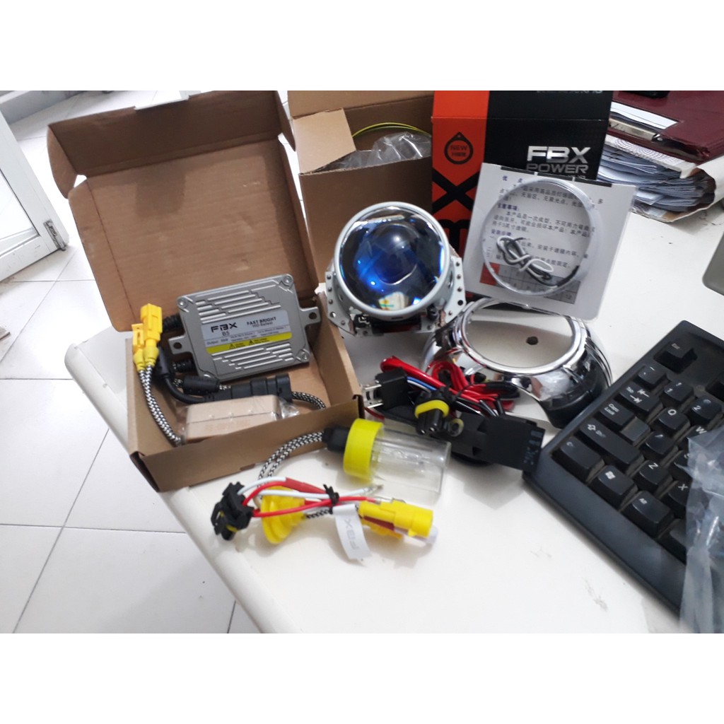 Full bộ đầy đủ Hella Laser Blue Lens 6 món