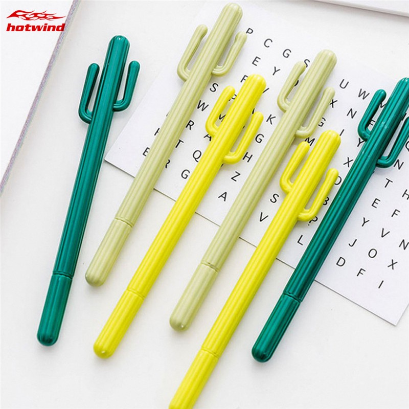 Bút Mực Gel Cỡ Ngòi 0.5mm Hình Cây Xương Rồng Xinh Xắn