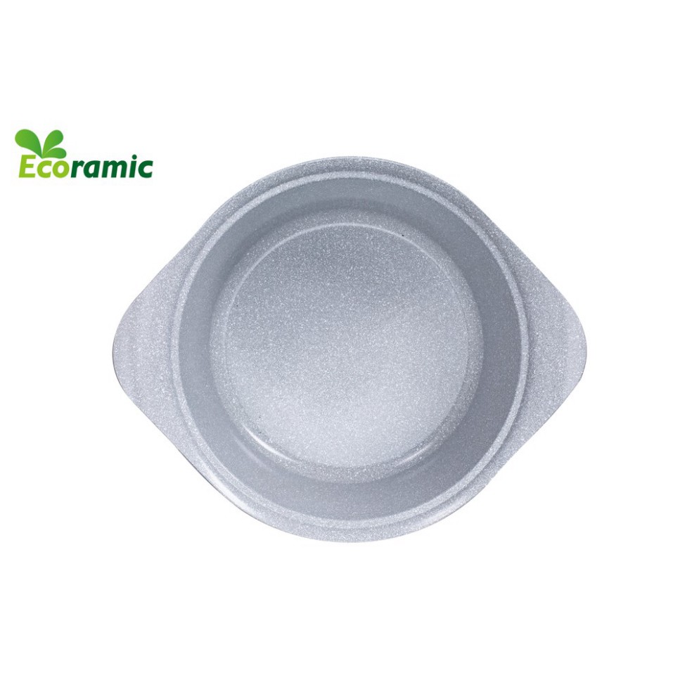 Bộ 4 nồi V-line đáy từ Ecoramic (18cmx20cm x22cm x24cm)  TẶNG 1 cặp nhắc nồi Silicon