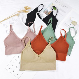Áo bra nữ 👑freeship 50k👑 áo bra gân tăm hở lưng sexy - áo tập gym, tập yoga