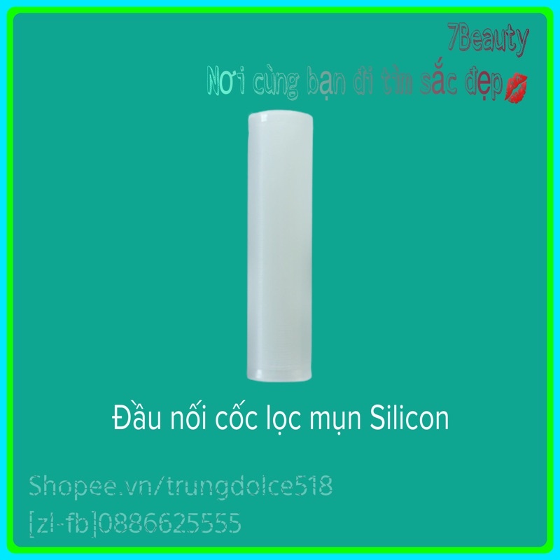 Dây thay thế máy hút mụn 5 in 1 cốc lọc mụn (đoạn cao su nối cốc lọc mụn)