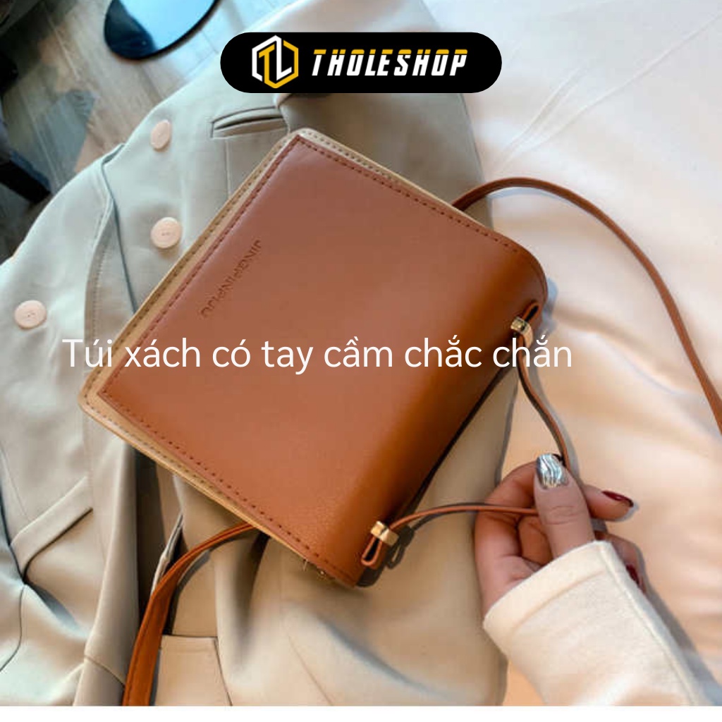 Túi Đeo Vai Thời Trang Nữ - Túi Da Đeo Chéo Vintage Da Mềm JingPinPiju Hàn Quốc 8370