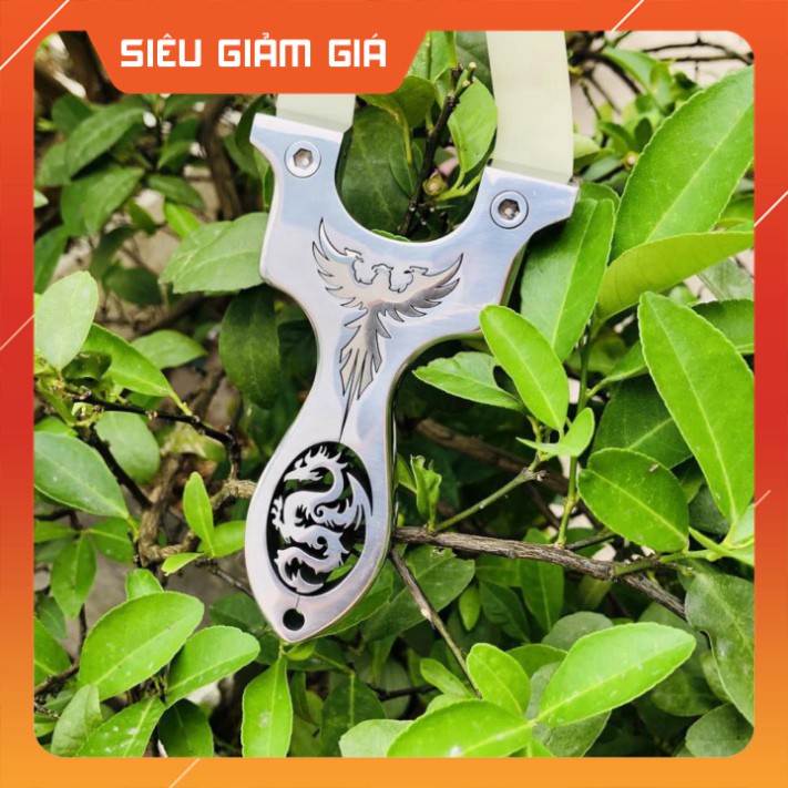 Ná cao su Ưng Long Inox Nguyên Khối Cao Cấp Đã Được Đánh Bóng - Tặng Kèm Dây Thun 2 lớp dày 1mm [Giá rẻ]