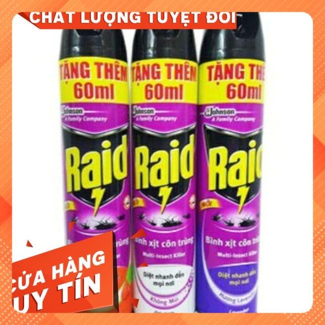 Bình xịt côn trùng Raid chai 660ml