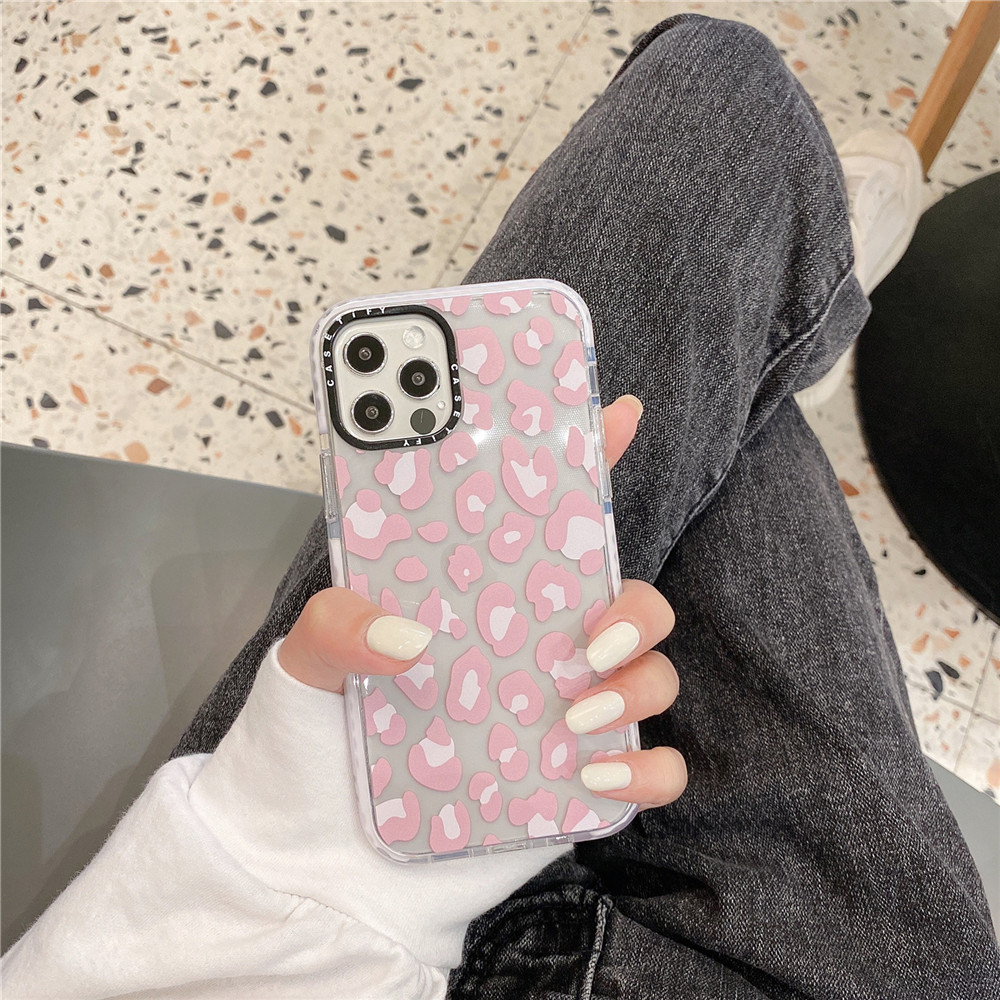 Ốp điện thoại silicone họa tiết da báo cho IPhone 12pro max 12mini 11Pro Max XS Max XR SE 2020 6 6s 7 8 Plus | BigBuy360 - bigbuy360.vn