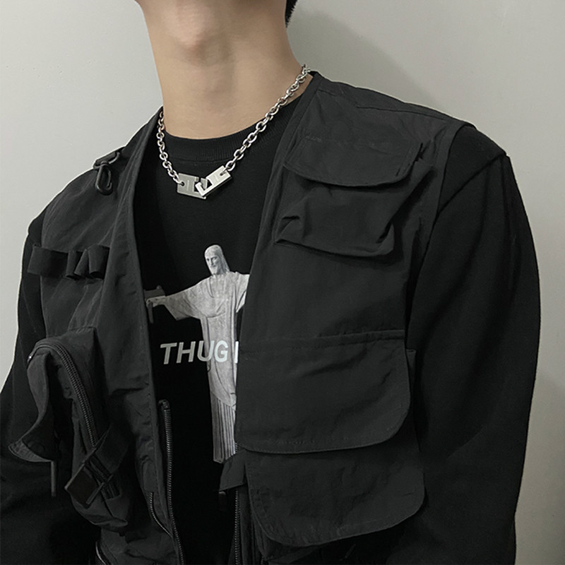 Dây Chuyền Thép Titan Phong Cách Tối Giản Cá Tính 19724