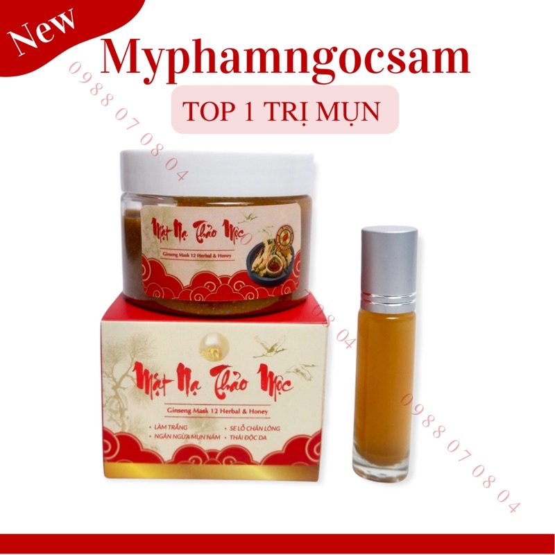 Serum Ngọc Sâm - Bộ Mini Ngừa Mụn Trắng Da