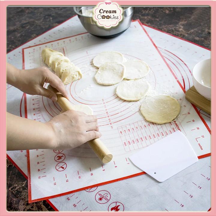 Thảm chống dính silicon chuyên dụng làm bánh màu trắng