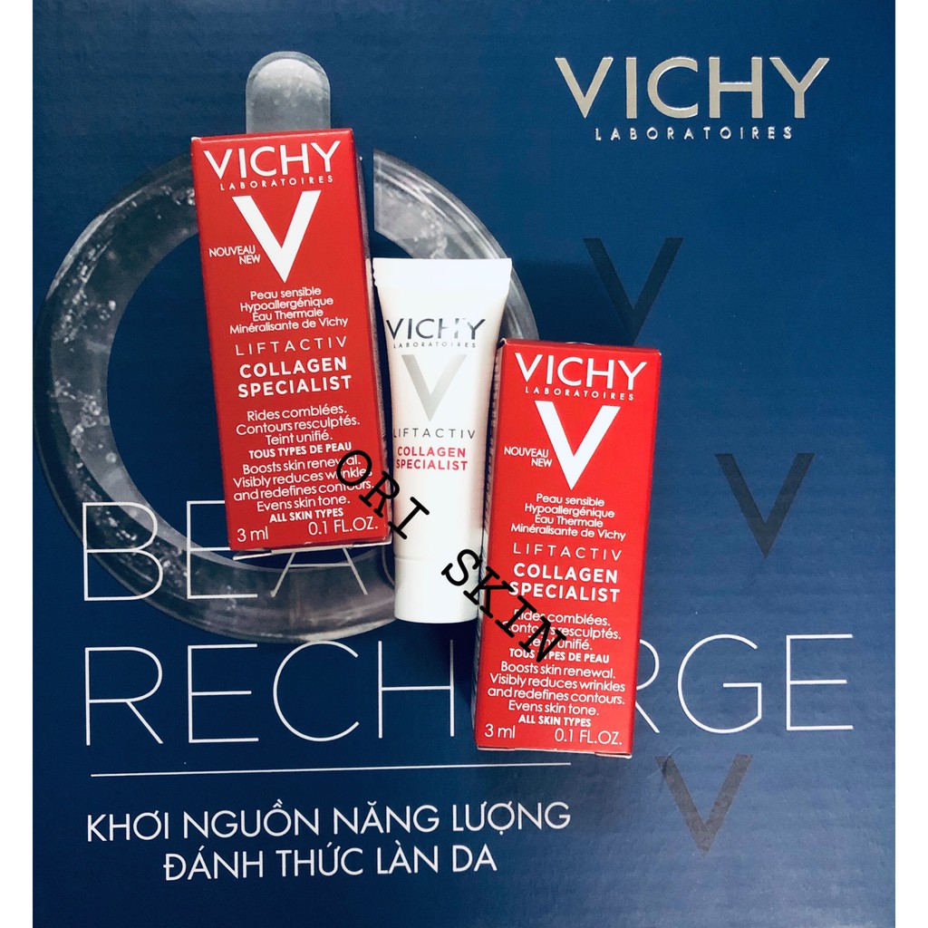 [New] Sample Vichy Kem Dưỡng Ngăn Ngừa Lão Hóa  Liftactiv Collagen Specialist 3Ml