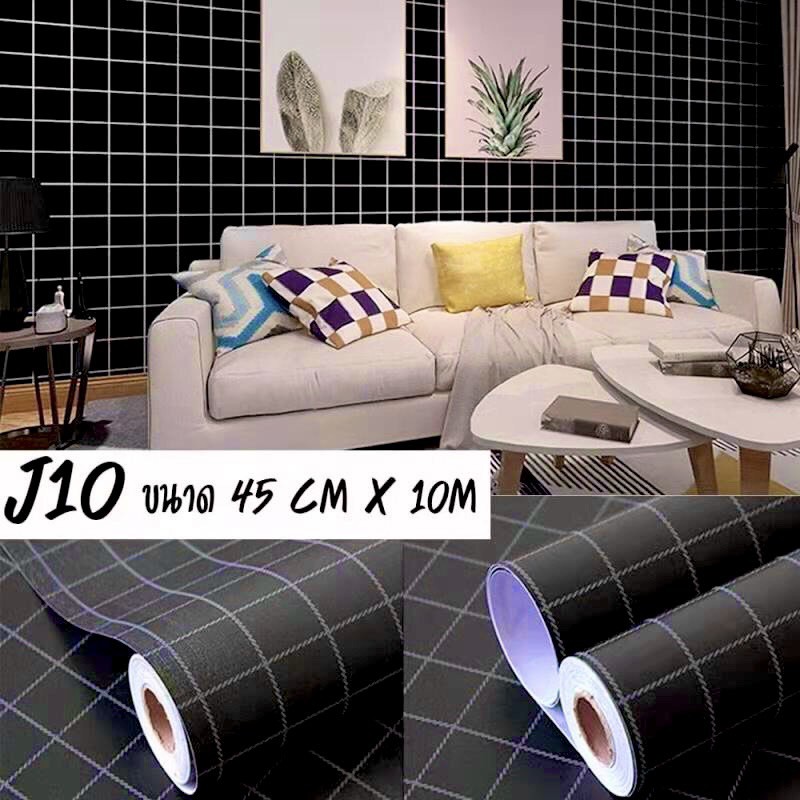 10M Giấy dán tường Caro - decal giấy trơn ( nhiều mẫu mới ) có sẵn keo khổ 45cm | BigBuy360 - bigbuy360.vn