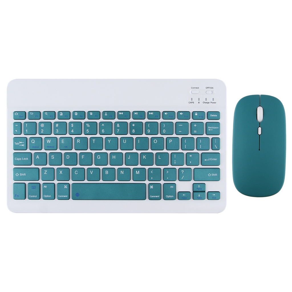 Bàn Phím bluetooth Không Dây mini 10 Inch Siêu Mỏng Có Thể Sạc Lại Cho Máy Tính / Điện Thoại / Máy Tính Bảng / notebook