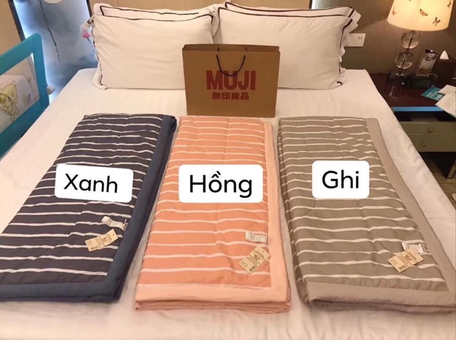 Chăn đũi kẻ MJ chất mềm mát siêu đẹp