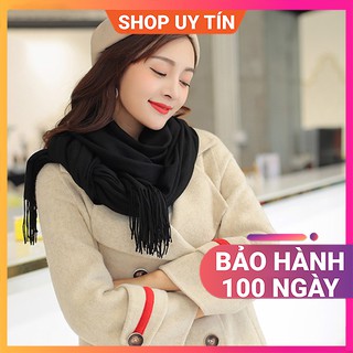 Khăn Quàng Cổ Len Cashmere Nữ - Khăn Choàng Giữ Ấm, Đi Biển Đẹp