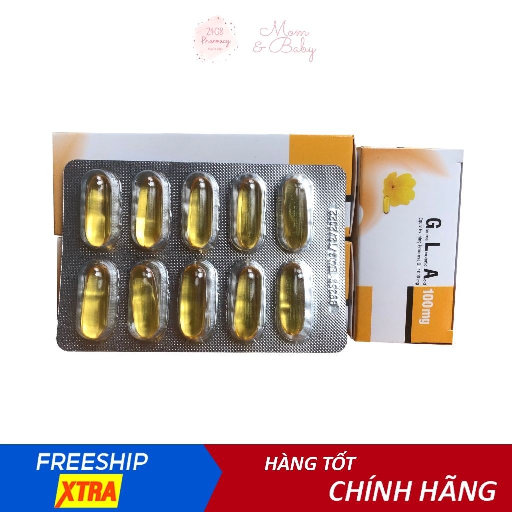 [CHÍNH HÃNG] Tinh dầu hoa anh thảo GLA 100mg - Khắc phục tình trạng mất cân bằng nội tiết tố nữ, hàng chính hãng của Úc