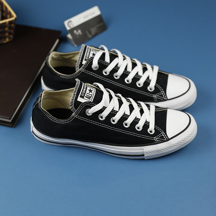 [Full Box] Giày Sneaker Nam Nữ, Giày thể thao cổ thấp màu đen