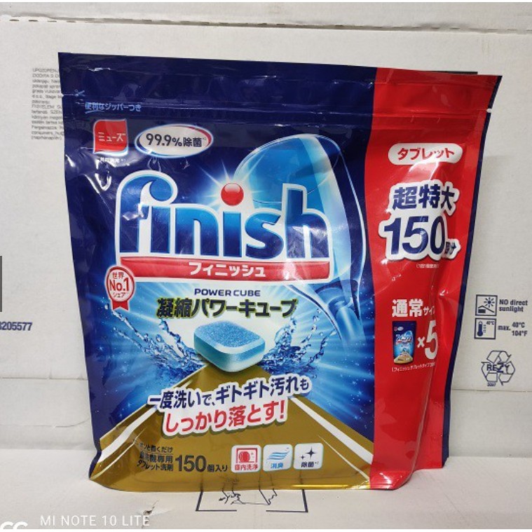 Viên rửa bát finish 150 viên MẪU MỚI NỘI ĐỊA NHẬT BẢN