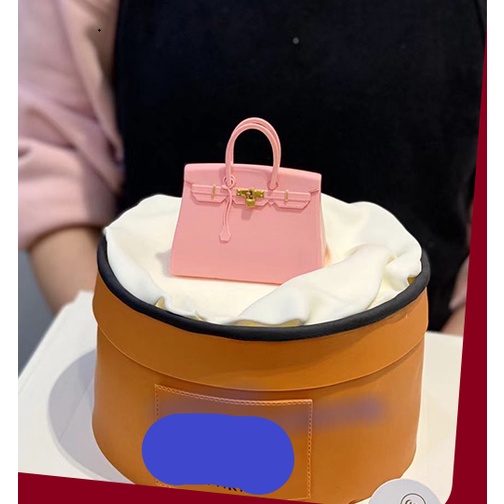 Túi xách nhựa trang trí bánh sinh nhật, mô hình túi xách