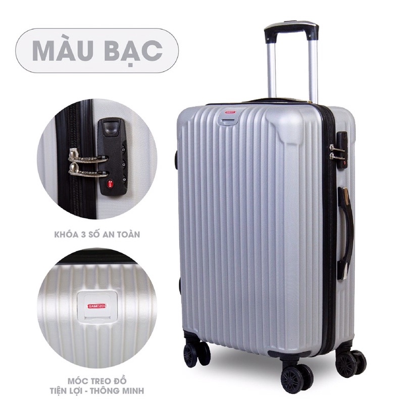 VALI BAMOZO CHỐNG XƯỚC,SANG TRỌNG,NHỎ GỌN 2 size 20,24 loại 0 đồng màu (ship luôn gọi 0984046129 hnoi)