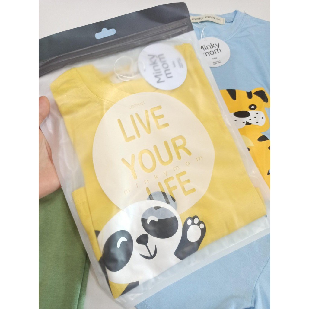 Bộ cộc tay in hình MINKY MOM hàng Việt Nam tự thiết kế - KGS | BigBuy360 - bigbuy360.vn