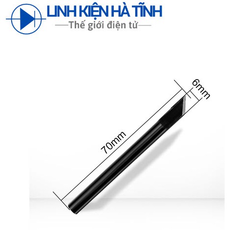Mũi hàn dao / mũi hàn tròn 60W đen loại tốt