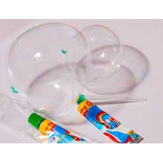 Vỉ đồ chơi 32 bộ keo thổi bóng ( được tặng kèm bóng nhí)