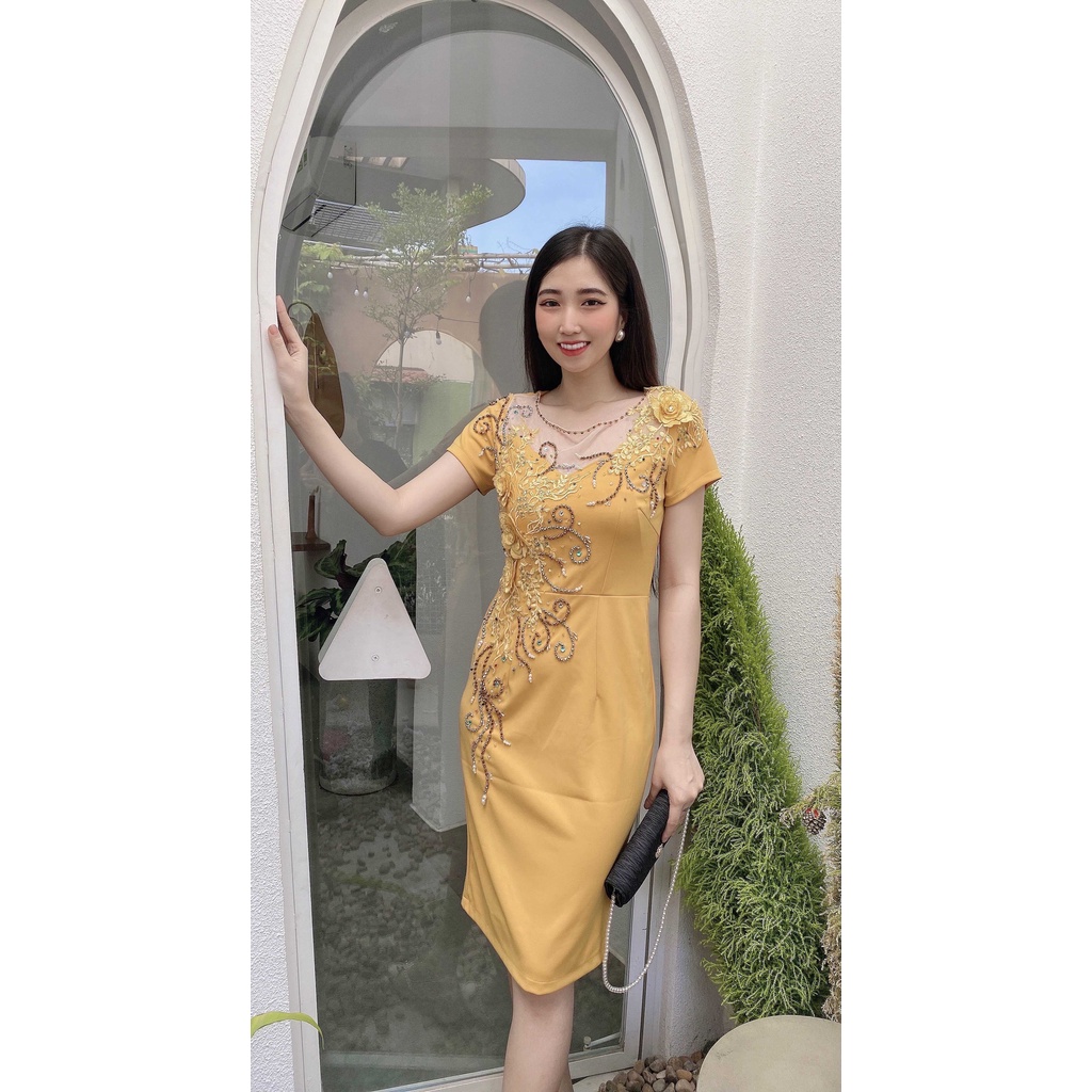 đầm nữ thiết kế tuổi trung niên nữ