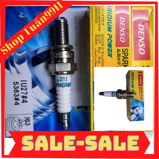 Bugi bạch kim chân ngắn Denso Nhật dành cho các dòng xe Honda-IRIDIUM POWER IUF22