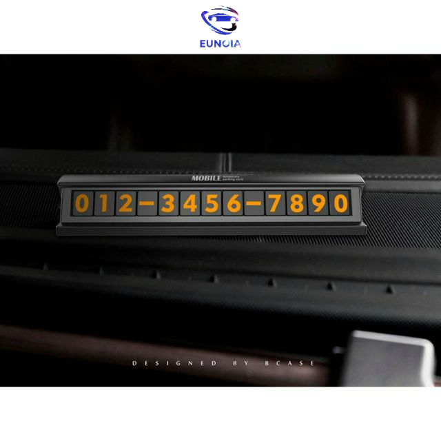[XẢ KHO-THANH LÝ] Bảng số điện thoại Mobile đặt taplo cao cấp, thanh ghi số điện thoại trên xe ô tô xe hơi