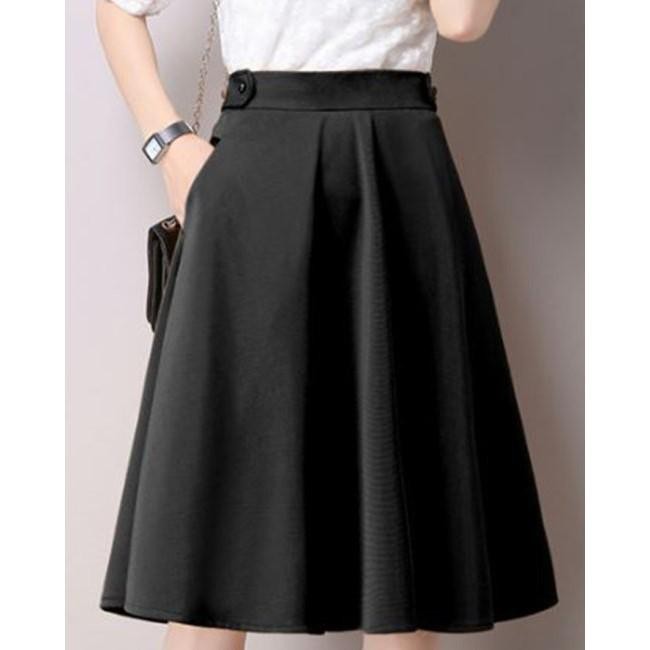 Chân Váy Xòe Nana Gia Công Cách Điệu Lưng Tinh Tế (3 màu lựa chọn) | BigBuy360 - bigbuy360.vn