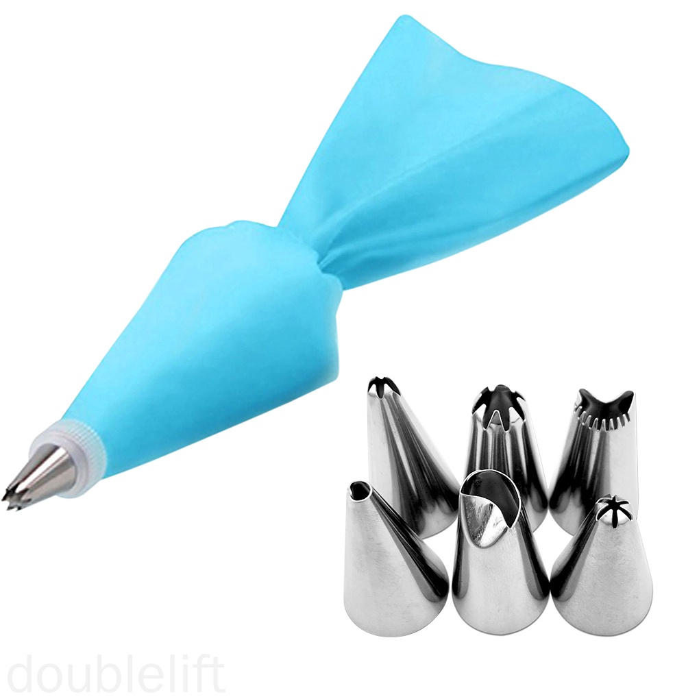 Bộ 8 Dụng Cụ Bắt Bông Kem Bằng Thép Không Gỉ