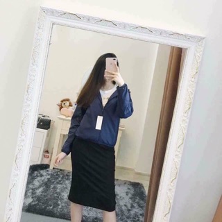 T903 áo gió nữ 2 lớp