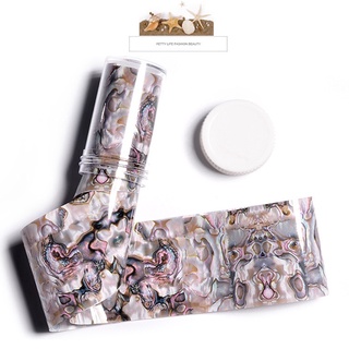 Foil dán móng vân vỏ sò