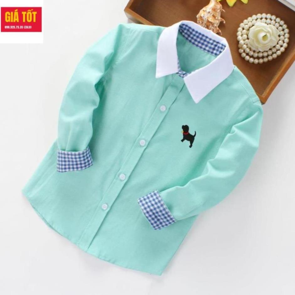 Áo sơ mi bé trai 10 tuổi ☑️ Quần áo bé trai 13 tuổi size đại 20kg 25kg 30kg 35kg 40kg