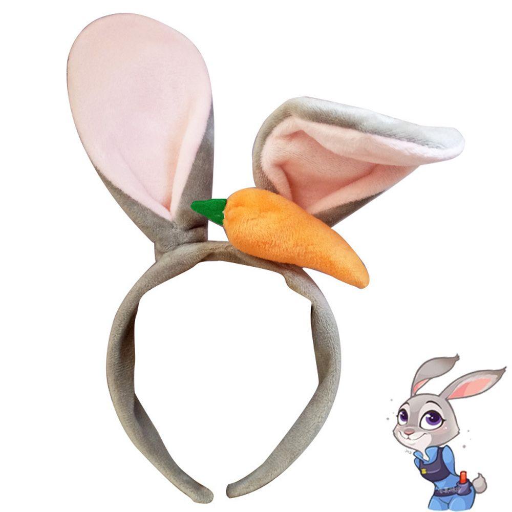 Băng Đô Tai Thỏ Lông Xù Đáng Yêu Dành Cho Bé Gái