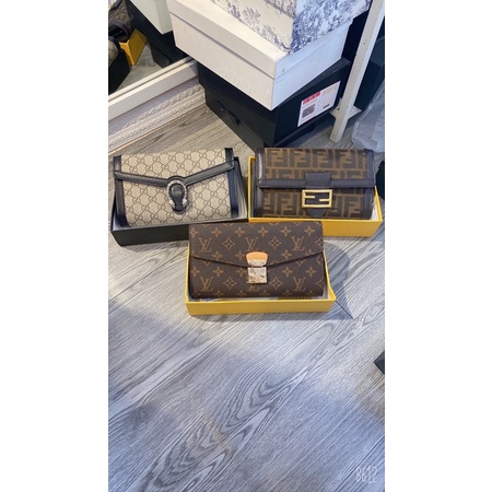 Túi Cluth cầm tay sz25 kèm dây đeo chéo