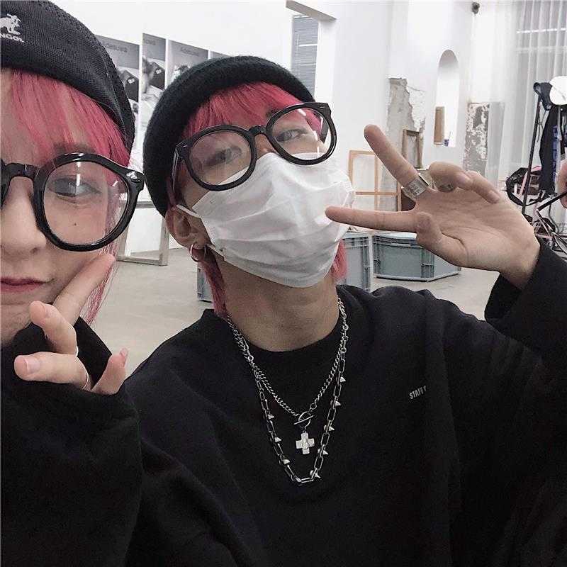 Mắt kính giả cận phong cách Hàn Quốc trẻ trung dành cho nữ