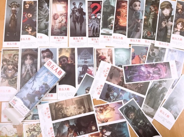 Bookmard 36 tấm IDENTiTY V Nhân cách thứ 5