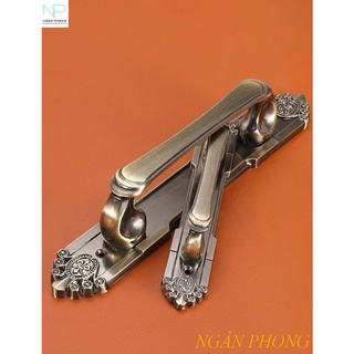 TAY NẮM CỬA GỖ ĐƠN GIẢN HỢP KIM KẼM