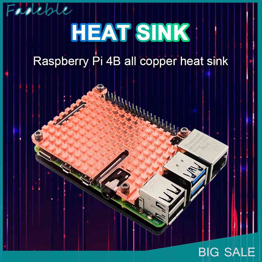 Quạt Tản Nhiệt Bằng Đồng Nguyên Chất Cho Raspberry Pi 4B