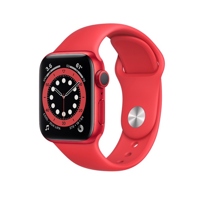 Đồng hồ thông minh Apple Watch Series 6 40mm 44mm (GPS) viền nhôm xám - Dây cao su