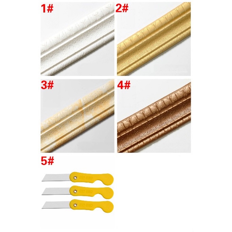 Dải dán trang trí viền tường 3D tự dính chống thấm nước nghệ thuật
